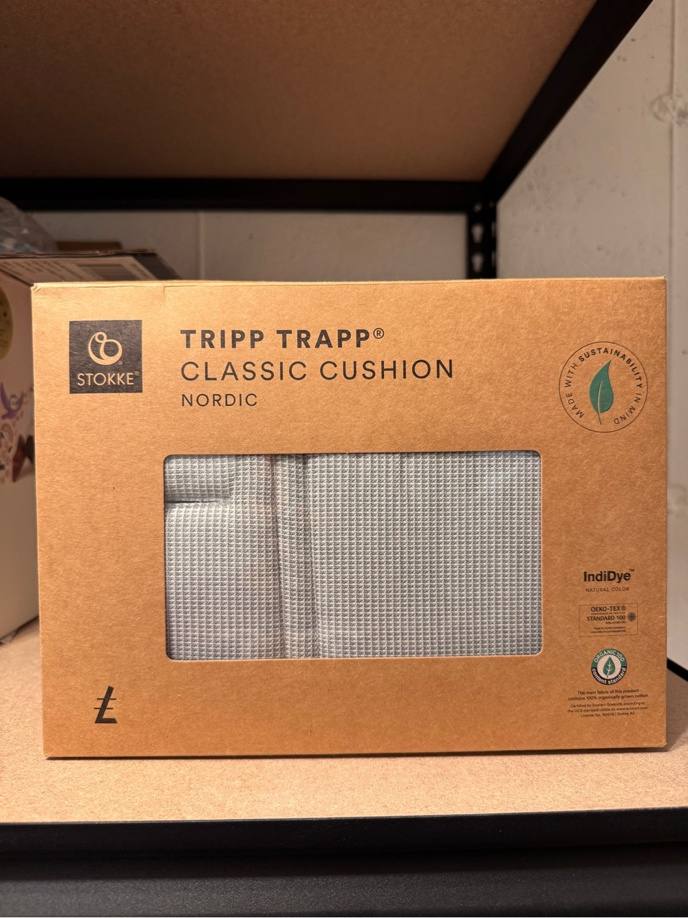 New Stokke Tripp Trapp Classic Cushion in Nordic Grey